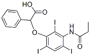 2-Phenyl-2-(3-propionylamino-2,4,6-triiodophenoxy)acetic acid CAS#: 23189-37-9