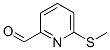 2-Pyridinecarboxaldehyde, 6-(methylthio)- (9CI) CAS#: 217657-76-6