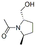 2-Pyrrolidinemethanol, 1-acetyl-5-methyl-, trans- (8CI) CAS#: 28115-46-0