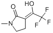 2-Pyrrolidinone, 1-methyl-3-(2,2,2-trifluoro-1-hydroxyethylidene)- (9CI) CAS#: 204448-78-2