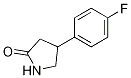 2-Pyrrolidinone, 4-(4-Fluorophenyl) CAS#: 264122-82-9