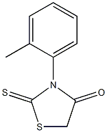 2-Thioxo-3-(2-Methylphenyl)-4-thiazolidinone, 95% CAS#: 23522-37-4