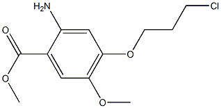 2-aMino-4-(3-chloropropoxy)-5-Methoxybenzoate CAS#: 214470-59-4