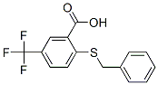 2-benzylsulfanyl-5-(trifluoromethyl)benzoic acid CAS#: 24156-14-7