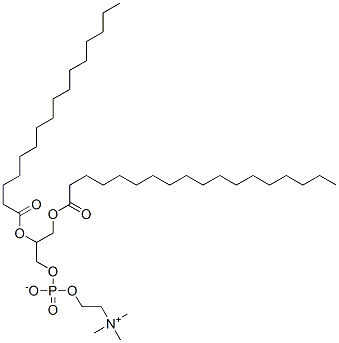 2-(palmitoyloxy)-3-(stearoyloxy)propyl 2-(trimethylammonio)ethyl phosphate CAS#: 10589-48-7