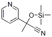 2-pyridin-3-yl-2-trimethylsilanyloxy-propionitrile CAS#: 263905-36-8
