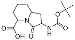2-((tert-butoxycarbonyl)amino)-3-oxooctahydroindolizine-5-carboxylic acid CAS#: 215182-89-1