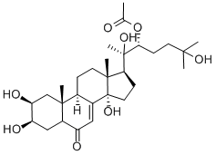 20-HYDROXYECDYSONE 22-ACETATE CAS#: 22799-02-6