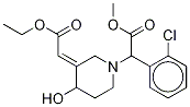 (3E)-α-(2-Chlorophenyl)-3-(2-ethoxy-2-oxoethylidene)-4-hydroxy-1-piperidineacetic Acid Methyl Ester(Mixture of DiastereoMers) CAS#: 204205-19-6