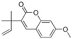 3-(1,1-Dimethyl allyl)herniarin CAS#: 20958-63-8