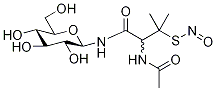 N-(β-Glucopyranosyl)-N2-acetyl-S-nitrosopenicillaMide CAS#: 214193-25-6