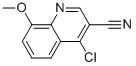 4-CHLORO-8-METHOXY-QUINOLINE-3-CARBONITRILE CAS#: 214476-78-5