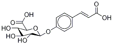 4-(2-Carboxyethenyl)phenyl β-D-Glucopyranosiduronic Acid CAS#: 214689-30-2