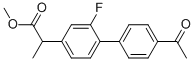 Methyl 2-(4’-Acetyl-2-fluoro-biphenyl-4-yl)-propionate CAS#: 215175-83-0