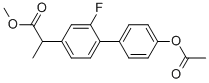 Methyl 2-(4’-Acetoxy-2-fluoro-biphenyl-4-yl)-propionate CAS#: 215175-84-1