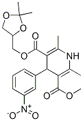 (2,2-dimethyl-1,3-dioxolan-4-yl)methyl methyl 2,6-dimethyl-4-(3-nitrop henyl)-1,4-dihydropyridine-3,5-dicarboxylate CAS#: 108914-31-4