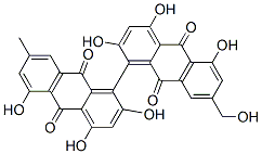 2,2',4,4',5,5'-Hexahydroxy-7-(hydroxymethyl)-7'-methyl-1,1'-bi(9,10-anthraquinone) CAS#: 23310-12-5