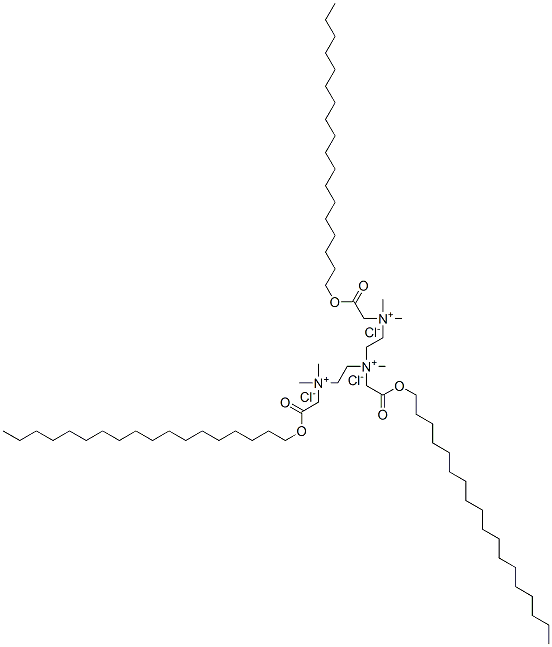 2,2,5,8,8-pentamethyl-1,9-bis(octadecyloxycarbonyl)-5-(octadecyloxycarbonylmethyl)-2,5,8-triazonianonane trichloride CAS#: 28719-79-1