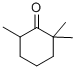 2,2,6-TRIMETHYLCYCLOHEXANONE CAS#: 2408-37-9