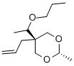 5α-Allyl-2β-methyl-5β-(1-propoxyethyl)-1,3-dioxane CAS#: 22644-68-4