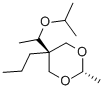 5α-(1-Isopropoxyethyl)-2β-methyl-5β-propyl-1,3-dioxane CAS#: 22644-73-1