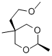 5β-(2-Methoxyethyl)-2β,5α-dimethyl-1,3-dioxane CAS#: 22644-76-4