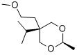 5α-Isopropyl-5β-(2-methoxyethyl)-2β-methyl-1,3-dioxane CAS#: 22644-78-6