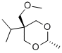 5β-Isopropyl-5α-(methoxymethyl)-2β-methyl-1,3-dioxane CAS#: 22645-40-5