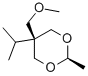 5α-Isopropyl-5β-(methoxymethyl)-2β-methyl-1,3-dioxane CAS#: 22645-41-6
