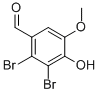 2,3-DIBROMO-4-HYDROXY-5-METHOXYBENZALDEHYDE CAS#: 2973-75-3
