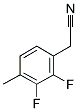 2,3-DIFLUORO-4-METHYLPHENYLACETONITRILE CAS#: 261944-01-8