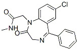 2,3-Dihydro-2-oxo-7-chloro-5-phenyl-N-methyl-1H-1,4-benzodiazepine-1-acetamide CAS#: 2533-31-5