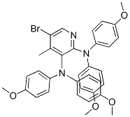 2,3-Pyridinediamine, 5-bromo-N,N,N,N-tetrakis(4-methoxyphenyl)methyl- CAS#: 258834-82-1