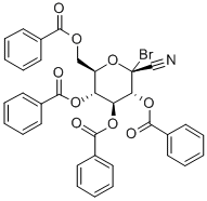 2,3,4,6-TETRA-O-BENZOYL-1-BROMO-1-DEOXY-BETA-D-GLUCOPYRANOSYL CYANIDE CAS#: 262849-67-2