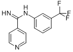 N-(α,α,α-Trifluoro-m-tolyl)isonicotinamidine CAS#: 23565-12-0