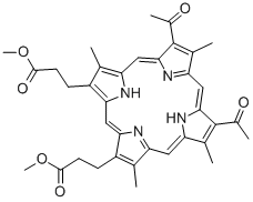 2,4 DIACETYL DEUTEROPORPHYRIN IX DIMETHYL ESTER N. CAS: 10591-31-8