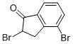 2,4-DIBROMO-2,3-DIHYDRO-1H-INDEN-1-ONE CAS#: 25834-53-1