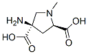 2,4-Pyrrolidinedicarboxylicacid,4-amino-1-methyl-,(2R,4R)-(9CI) CAS#: 213619-98-8