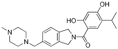 (2,4-dihydroxy-5-isopropylphenyl)(5-((4-Methylpiperazin-1-yl)Methyl)isoindolin-2-yl)Methanone CAS#: 912999-49-6