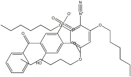 2,4,6-tris(hexyloxy)benzenediazoniuM-5-benzoyl-4-hydroxy-2-Methoxybenzenesulfonate   (ON-5) CAS#: 220476-38-0