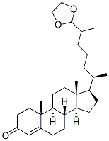 25-(1,3-Dioxolan-2-yl)-26-norcholest-4-en-3-one CAS#: 23405-51-8