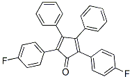 2,5-Bis(4-fluorophenyl)-3,4-diphenyl-2,4-cyclopentadien-1-one CAS#: 23101-20-4