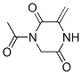 2,5-Piperazinedione, 1-acetyl-3-methylene- (9CI) CAS#: 219608-32-9