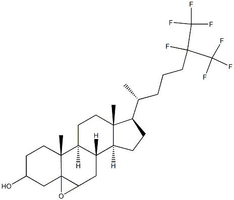 25,26,26,26,27,27,27-heptafluoro-5,6-epoxycholestanol CAS#: 240129-24-2