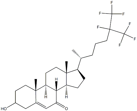25,26,26,26,27,27,27-heptafluoro-7-ketocholesterol CAS#: 215094-37-4