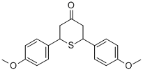 2,6-BIS-(4-METHOXY-PHENYL)-TETRAHYDRO-THIOPYRAN-4-ONE CAS#: 2573-84-4
