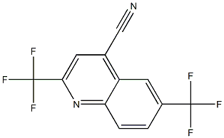 2,6-Bis(trifluoromethyl)quinoline-4-carbonitrile CAS#: 206559-70-8
