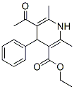 2,6-Dimethyl-4-phenyl-5-acetyl-1,4-dihydropyridine-3-carboxylic acid ethyl ester CAS#: 20970-69-8