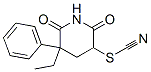 2,6-Dioxo-5-ethyl-5-phenyl-3-piperidyl thiocyanate CAS#: 26723-07-9