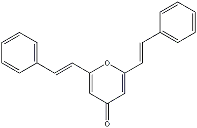 2,6-Distyryl-4H-pyran-4-one CAS#: 17173-83-0